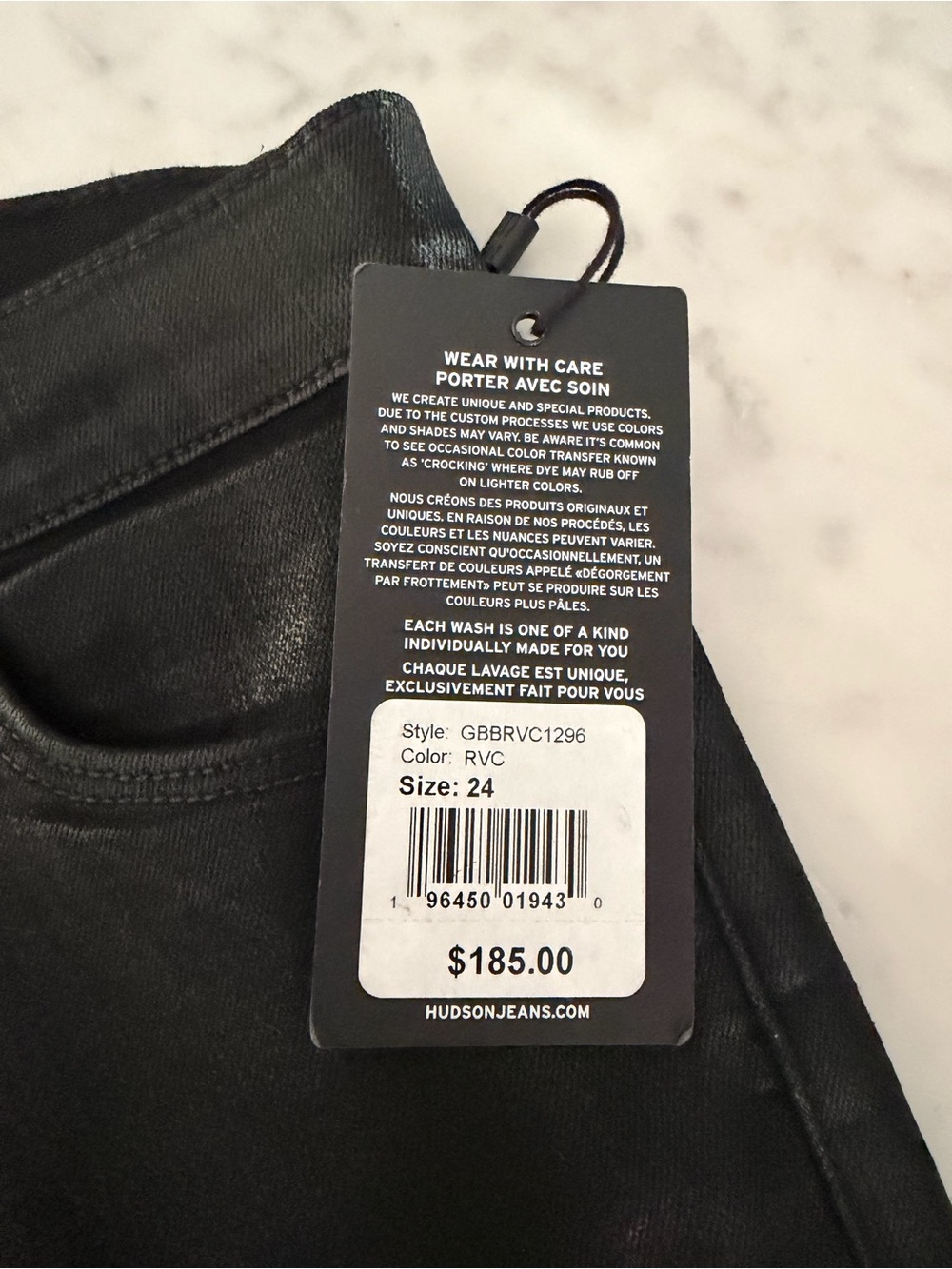 Hudson Jeans Barbara Coated High Waist Ankle Straight Leg Jeans - Women's - Picture 4 of 5